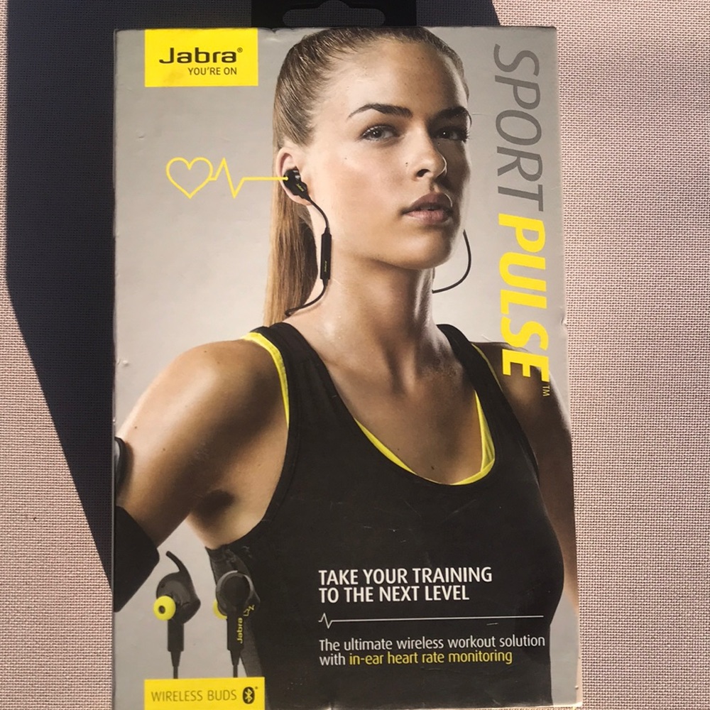 NEW in box Earbuds by Jabra  sport pulse in-ear heart rate monitoring